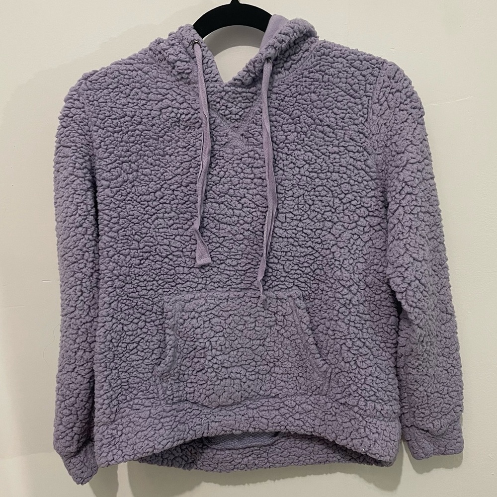 Light Purple Fleece Hoodie